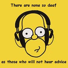 Non listening losing trader